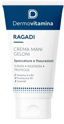 Crema Mani Dermovitamina Ragadi Geloni, formula idratante
