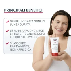 Crema Mani Eucerin pH5 per pelle secca e sensibile, 75ml