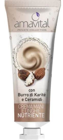 Crema Mani e Unghie Amavital nutriente con karité