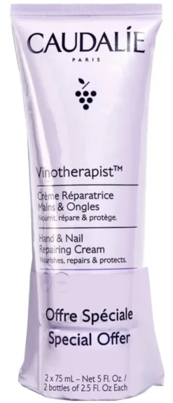 Crema Mani e Unghie Caudalie Vinotherapist Duo, 2x75ml