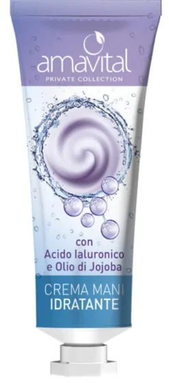 Crema Mani Idratante Amavital con acido ialuronico