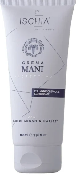 Crema Mani Sali di Ischia protettiva con argan, 100ml