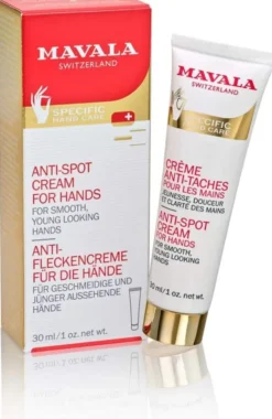 Crema Mavala Anti-Macchie Mani con estratti vegetali, 30ml