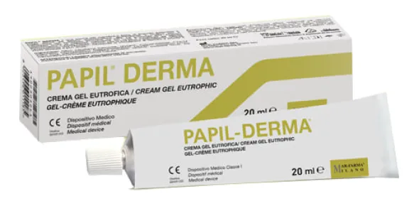 Crema Papil Derma lenitiva per la pelle, 20ml