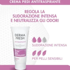 Crema Piedi Dermafresh 72H Ipersudor antitraspirante