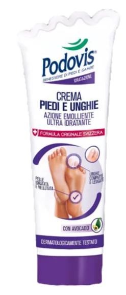Crema Piedi e Unghie Podovis emolliente e idratante, 75ml