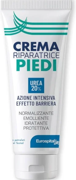 Crema Piedi Riparatrice Eurospital con Urea 20%, 75ml