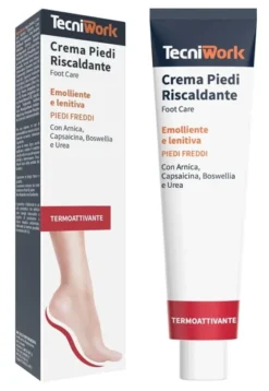 Crema Piedi Riscaldante TecniWork emolliente, 75ml