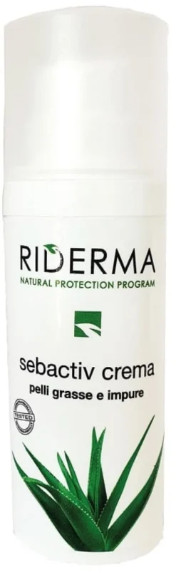 Crema Riderma Sebactiv per pelli grasse e impure, 50ml