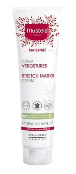 Crema Smagliature Mustela con profumo, idratante, 150ml