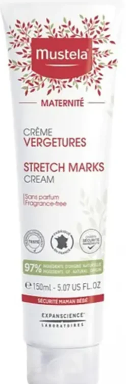 Crema Smagliature Mustela senza profumo, gravidanza