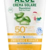 Crema Solare Bambini Equilibra Aloe SPF50+, protezione alta