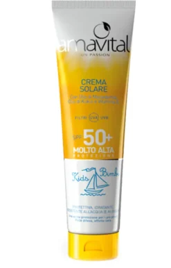Crema Solare Bimbi Amavital SPF50+, protezione alta