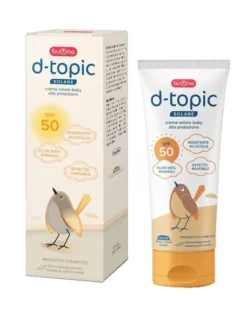 Crema Solare D-Topic Baby protezione alta bambini, 100ml