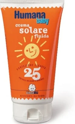 Crema solare Humana Baby SPF25 per bambini, 150ml
