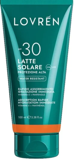 Crema Solare Lovrén viso e corpo SPF 30, 30ml