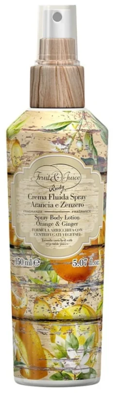 Crema Spray Fruit&Juice Arancia e Zenzero, 150ml
