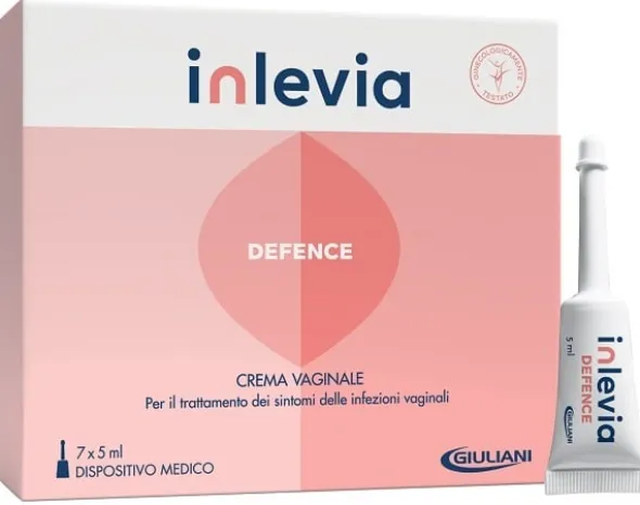 Crema vaginale Inlevia Defence effetto barriera, 7x5ml