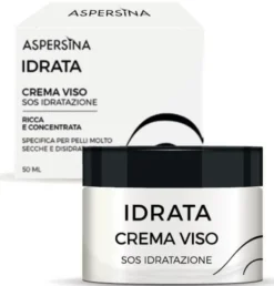 Crema Viso Aspersina Idrata per pelli secche, SOS idratazione
