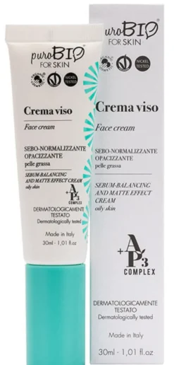 Crema Viso PuroBio FS Sebo-Normalizzante Opacizzante
