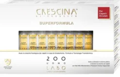 Crescina Trattamento Ri-Crescita 200 Uomo, 20 fiale