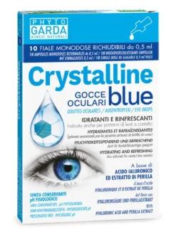 CRYSTALLINE BLUE GOCCE OCULARI MONODOSE 10 FIALE 0,5 ML