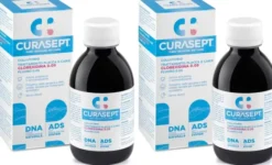 CURASEPT COLLUTORIO 0,05 ADS + DNA 200 ML Pack da 2