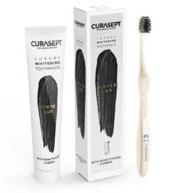 CURASEPT WHITE LUXURY WHITENING DENTIFRICIO 75 ML + SPAZZOLINO