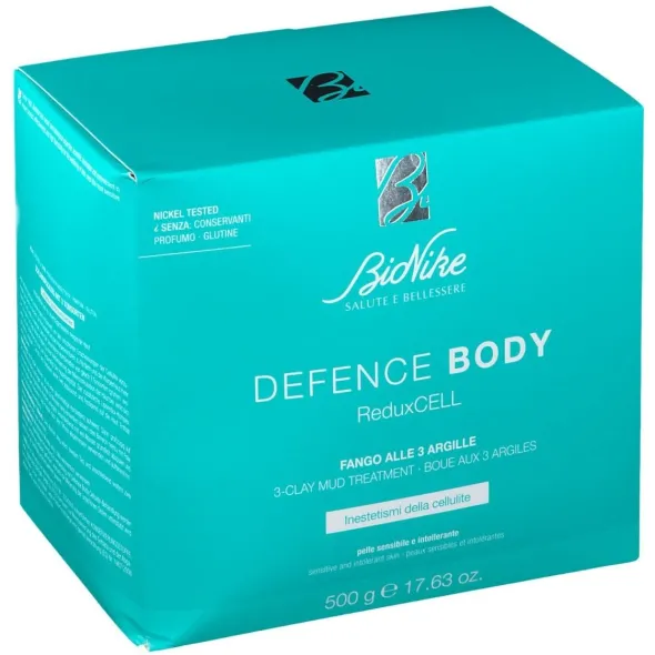 DEFENCE BODY ANTICELLULITE FANGO ALLE 3 ARGILLE VASO 500 G