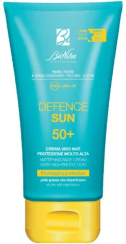 DEFENCE SUN CREMA VISO MAT SPF50+ PROTEZIONE MOLTO ALTA 50 ML