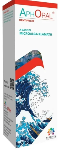 Dentifricio Aphoral alla microalga Klamath, tubo da 75ml