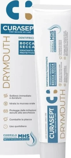 Dentifricio Curasept Drymouth per bocca secca, 75ml