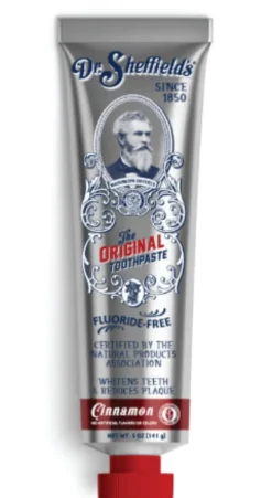 Dentifricio Dr Sheffield's alla Cannella sbiancante