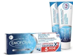 Dentifricio Emoform Sensibilità e Smalto, bipack
