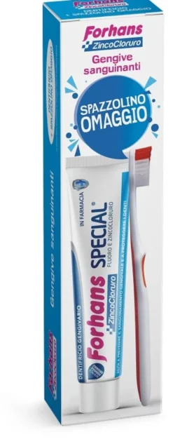 Dentifricio Forhans Special con spazzolino, formato kit