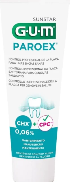Dentifricio Gum Paroex 0,06% clorexidina, 75ml