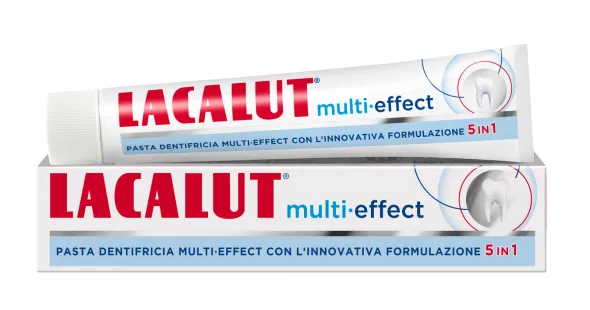 Dentifricio Lacalut Multi Effect 5in1 igiene orale, 75ml