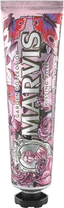Dentifricio Marvis Kissing Rose con fluoro, 75ml