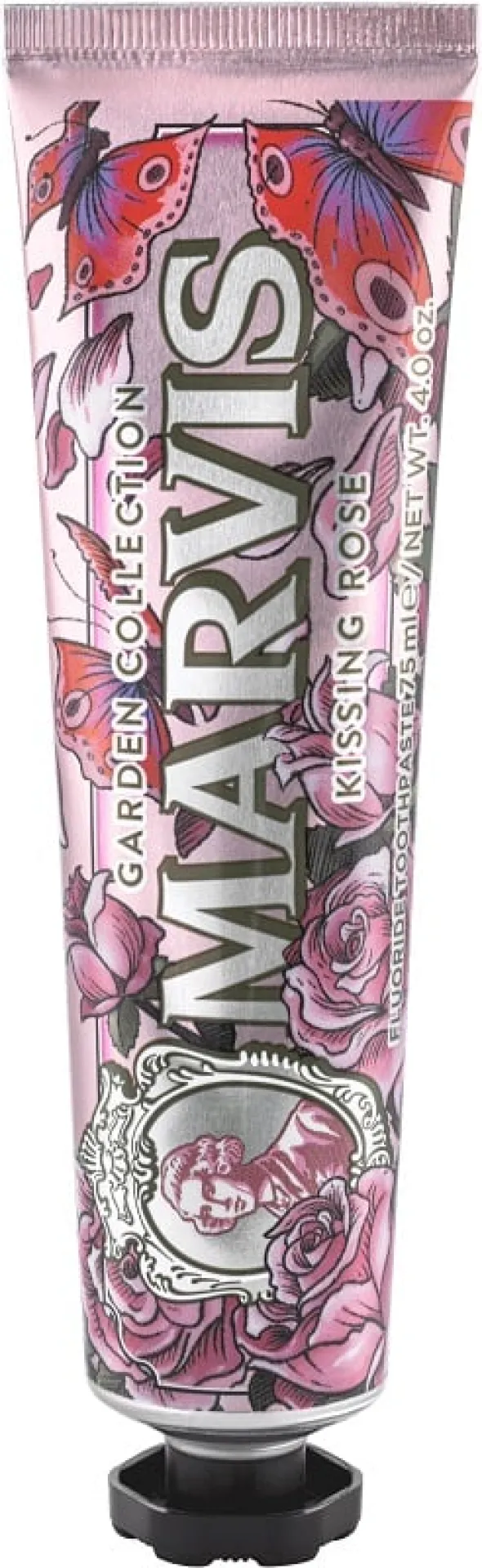 Dentifricio Marvis Kissing Rose con fluoro, 75ml