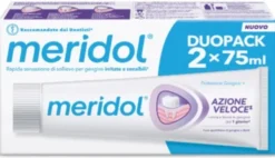 Dentifricio Meridol Azione Veloce per gengive, 2 pezzi