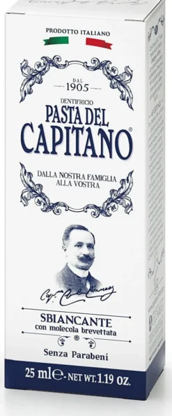 Dentifricio Pasta del Capitano Sbiancante 1905, 25ml