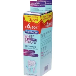 Dentifricio Rapid White Strong Booster sbiancante, bipack