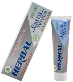 Dentifricio sbiancante Herbal Extra White con fluoro, 100ml