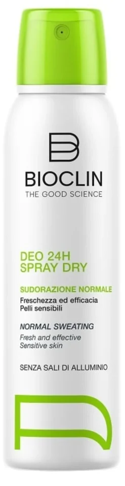 Deodorante Bioclin Deo 24H Spray Dry, effetto asciutto