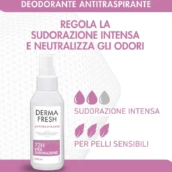 Deodorante Dermafresh 72H Ipersud spray antitraspirante