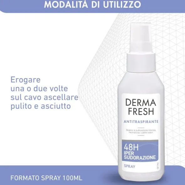 Deodorante Dermafresh 48H Ipersud spray antitraspirante