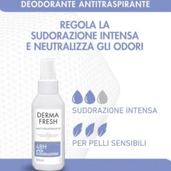 Deodorante Dermafresh 48H Ipersud spray antitraspirante