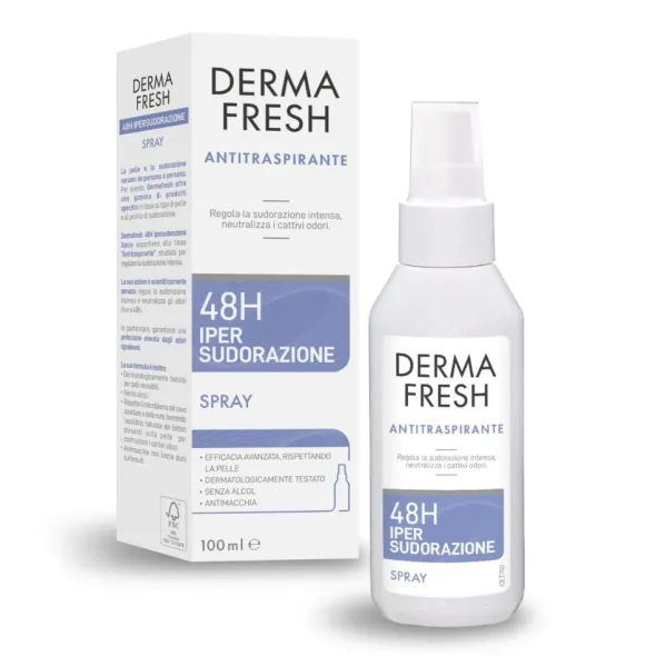 Deodorante Dermafresh 48H Ipersud spray antitraspirante