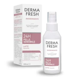 Deodorante Dermafresh 24h Latte pelle sensibile, 100ml