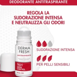 Deodorante Dermafresh 96H Odor Control roll-on